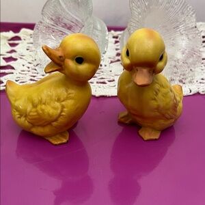 Vintage mid century Lefton Japan baby chicks